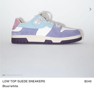 MAKE AN OFFER - Acne Studios M Low Preppy Shoes